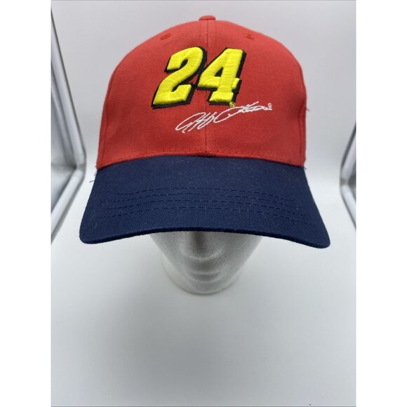 Kellogg's Racing Jeff Gordon #24 2008 Nascar Racing Cap Hat Hook & Loop Red - Picture 2 of 14